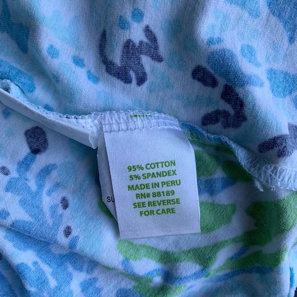 Lilly Pulitzer,  Michelle Top in Let’s Cha Cha-Blue, NWOT, Size XS - Picture 4 of 5